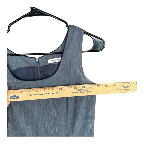 Talula Babaton Aritzia 0 Gray Stretch Wool Blend Dress Shift Career 90s Vibe - Picture 10 of 13